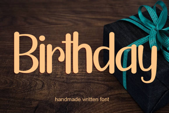 Birthday Font Poster 1