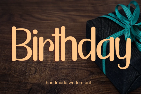 Birthday Font Birthday Font Poster 1