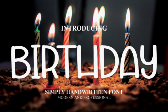 Birthday Font Poster 1