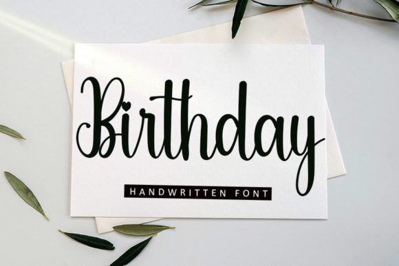 Birthday Font