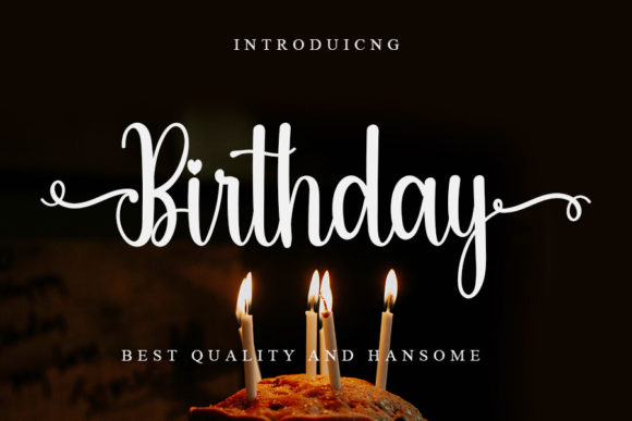 Birthday Font Poster 6