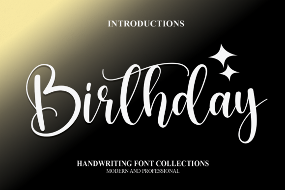 Birthday Font