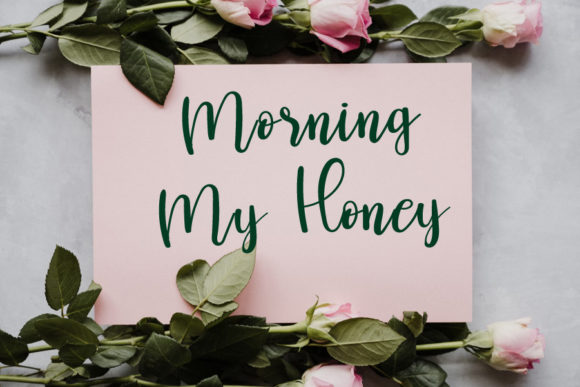 Birthday Valentine Font Poster 4