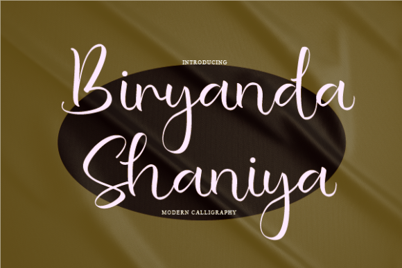 Biryanda Shaniya Font Poster 1