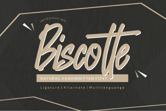 Biscotte Font Poster 1