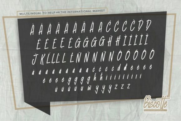 Biscotte Font Poster 6