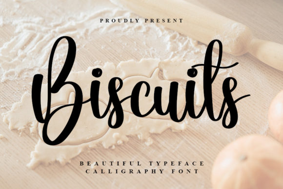 Biscuits Font Poster 1