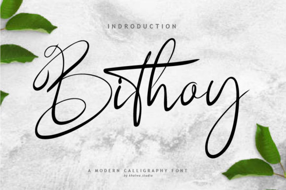 Bithoy Script Font Poster 1