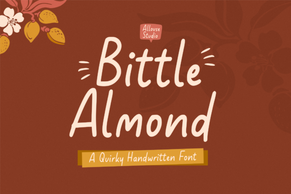 Bittle Almond Font Poster 1