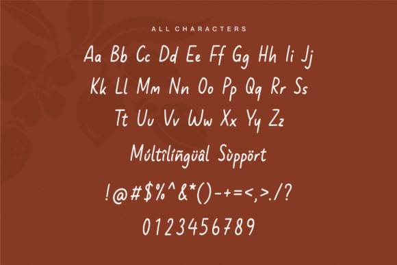 Bittle Almond Font Poster 9
