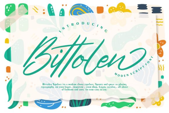 Bittolen Font Poster 1