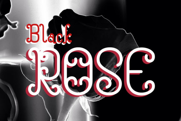 Black Alliga Thor Font Poster 2