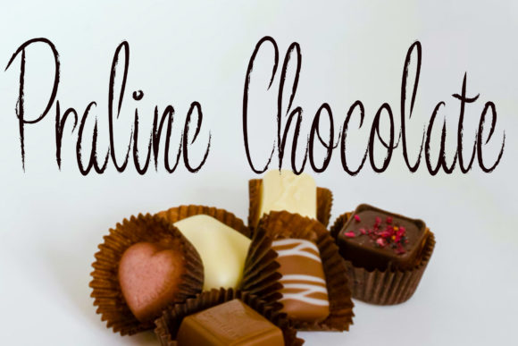 Black Chocolate Font Poster 2