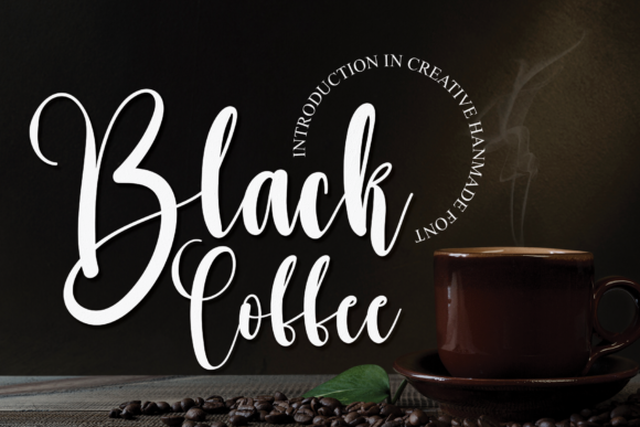 Black Coffee Font Poster 1