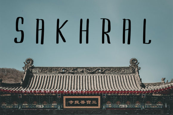 Black Dragon Font Poster 3