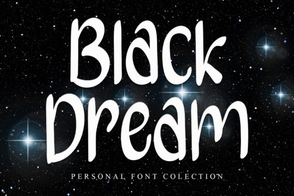 Black Dream Font Poster 1