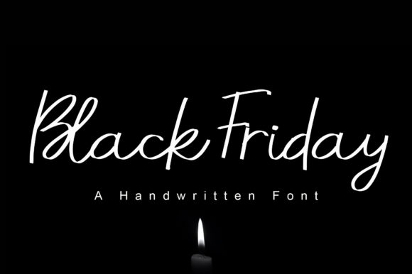 Black Friday Font Poster 1