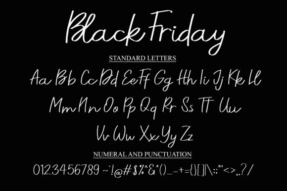 Black Friday Font Poster 5