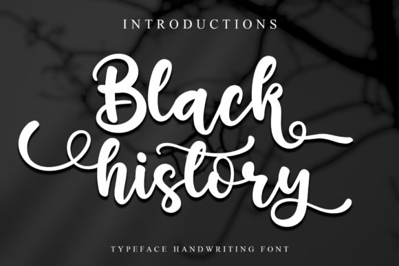Black History Font Poster 1