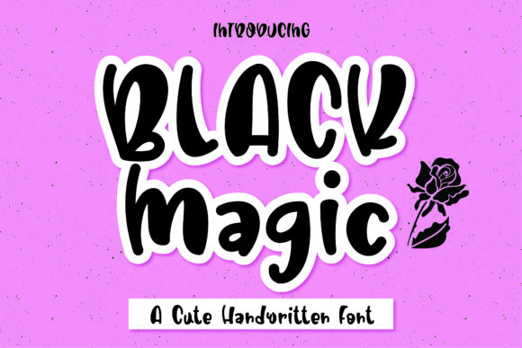 Black Magic Font Poster 1