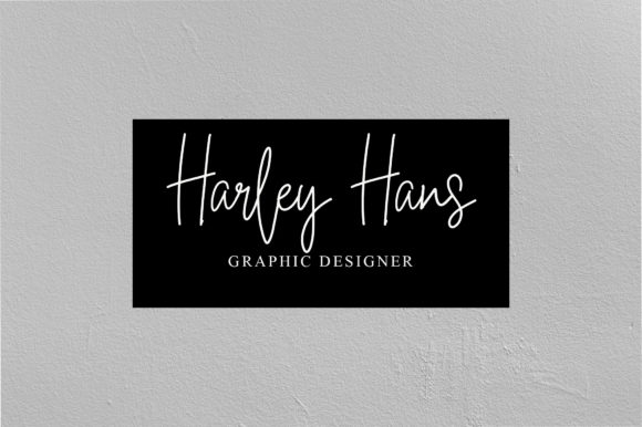 Black Pastel Font Poster 2