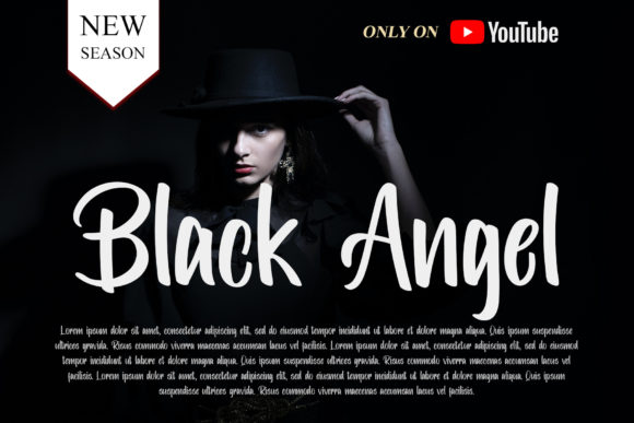 Black Queen Font Poster 4