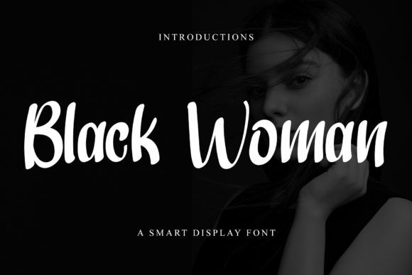 Black Woman Font Poster 1