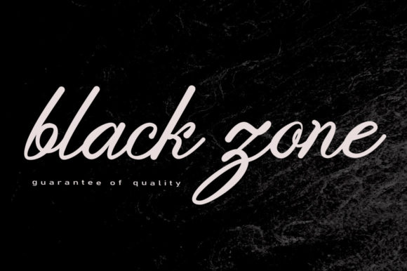 Black Zone Font