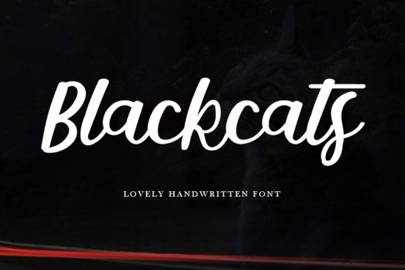 Blackcats Font Poster 1