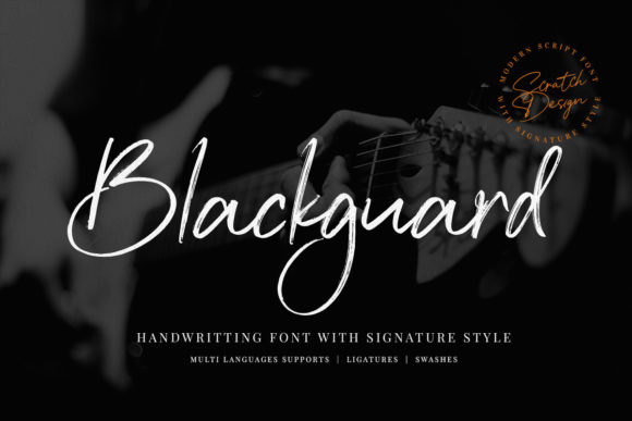 Blackguard Font Poster 1