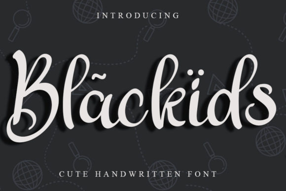 Blackids Font Poster 1