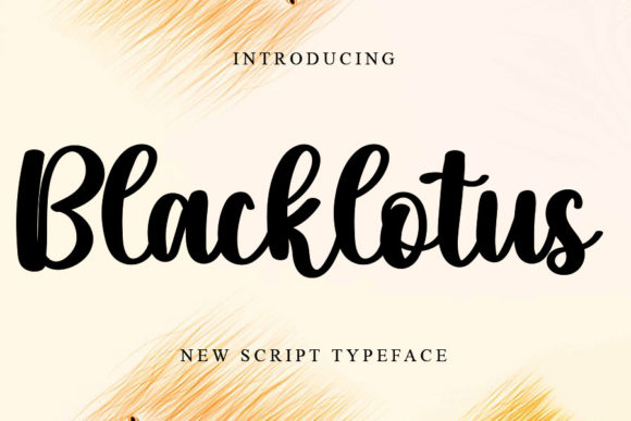 Blacklotus Font