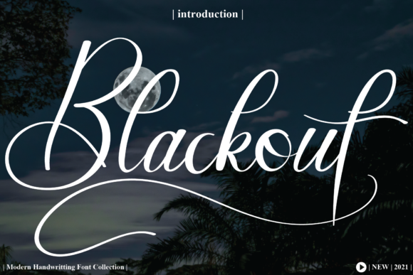 Blackout Font Poster 1