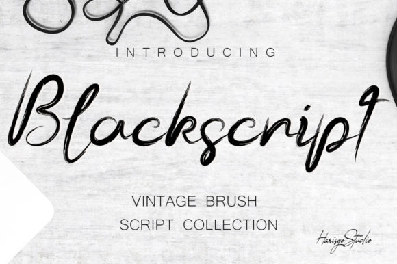 Blackscript Font