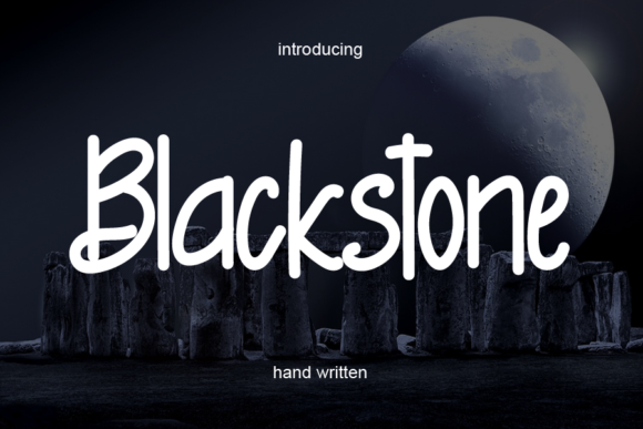 Blackstone Font Poster 1