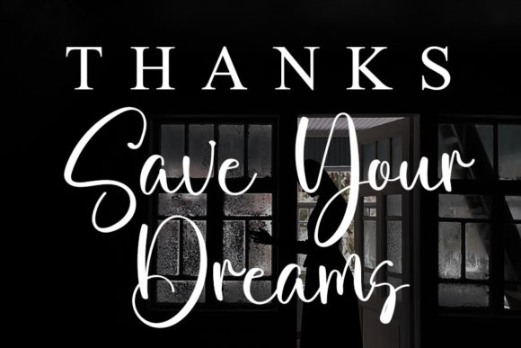 Blackwhite Font Poster 6