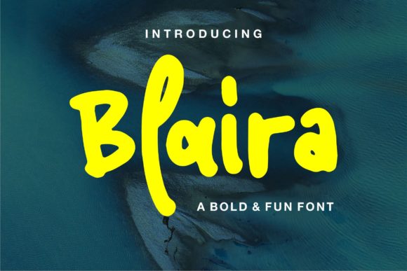 Blaira Font Poster 1