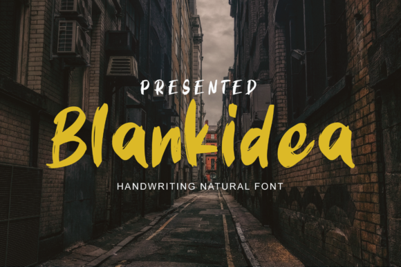 Blankidea Font Poster 1