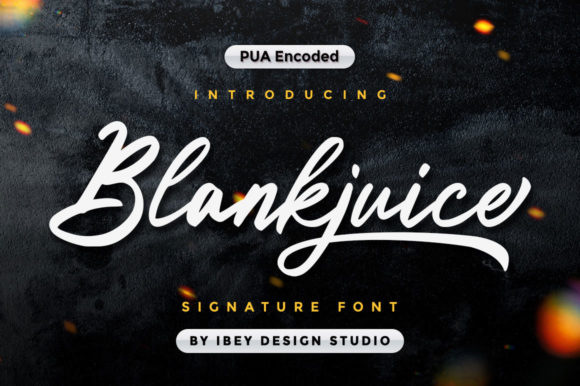 Blankjuice Font Poster 1