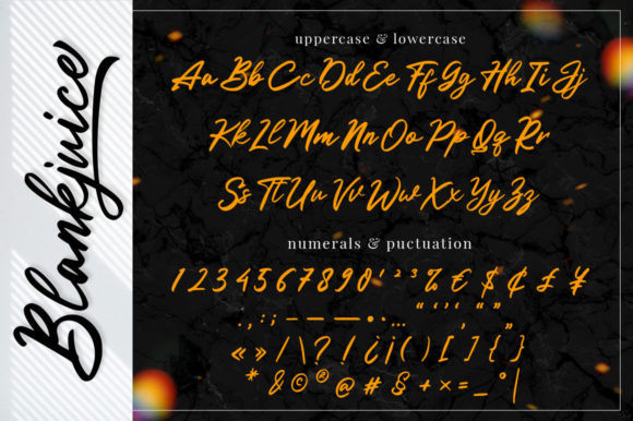 Blankjuice Font Poster 11