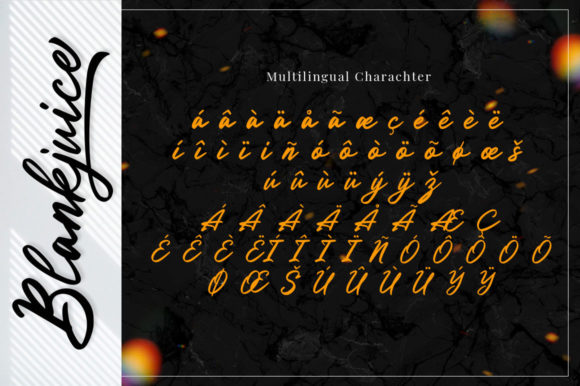 Blankjuice Font Poster 12