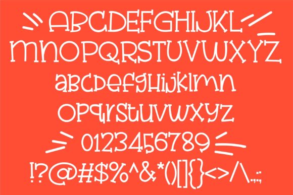 Blare out Font Poster 5