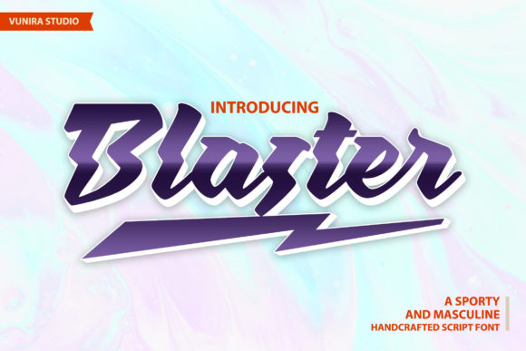 Blaster Font Poster 1