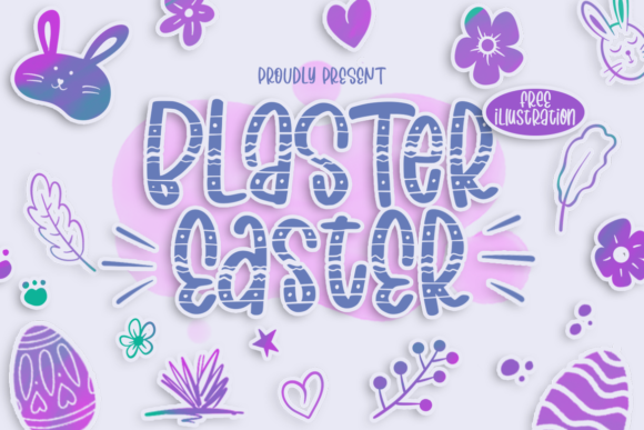 Blaster Easter Font Poster 1