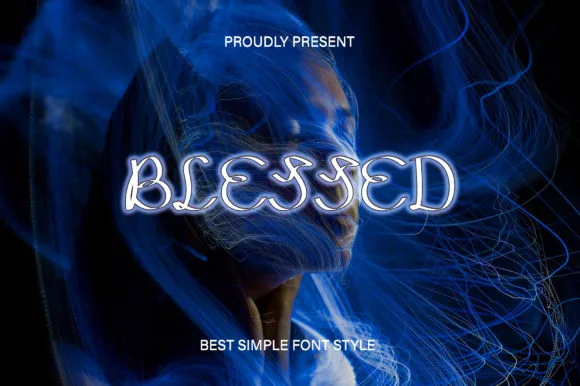 Blessed Font Blessed Font Poster 1