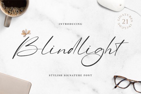 Blindlight Font Poster 1