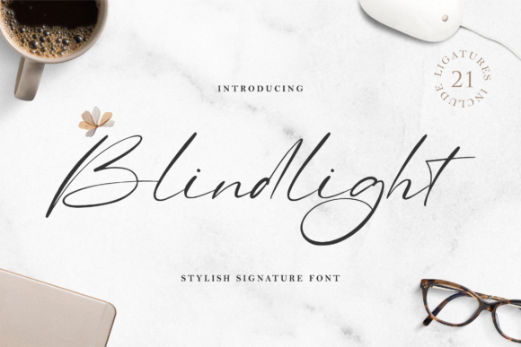 Blindlight Font Blindlight Font Poster 1