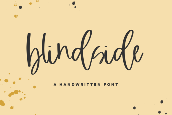 Blindside Script Font Poster 1