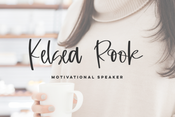 Blindside Script Font Poster 5