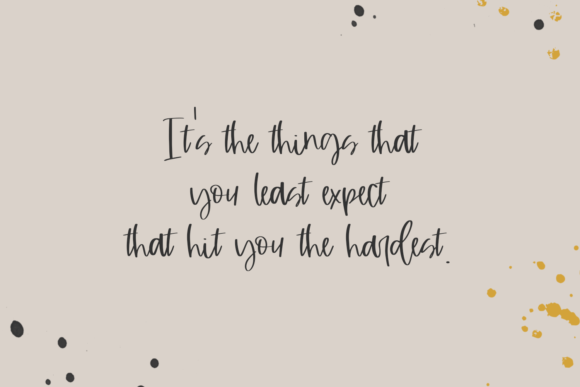 Blindside Script Font Poster 6